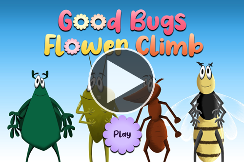 Good Bugs Flower Climb Learning Object